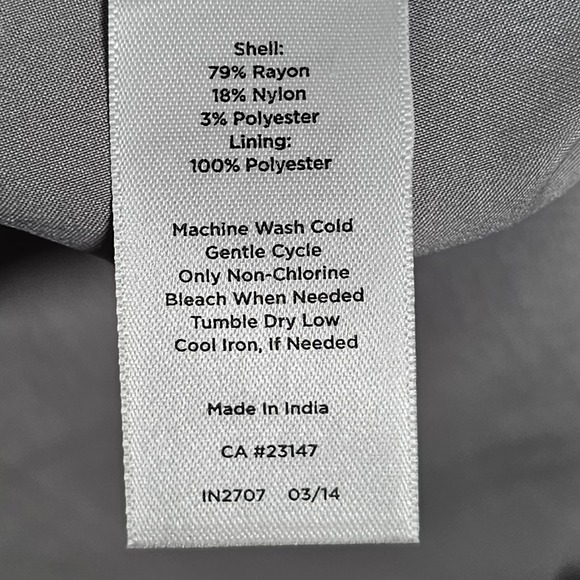 Talbots Womens Navy Blue White Striped Sleeveless Button Front Midi Dress 16 - Picture 4 of 4